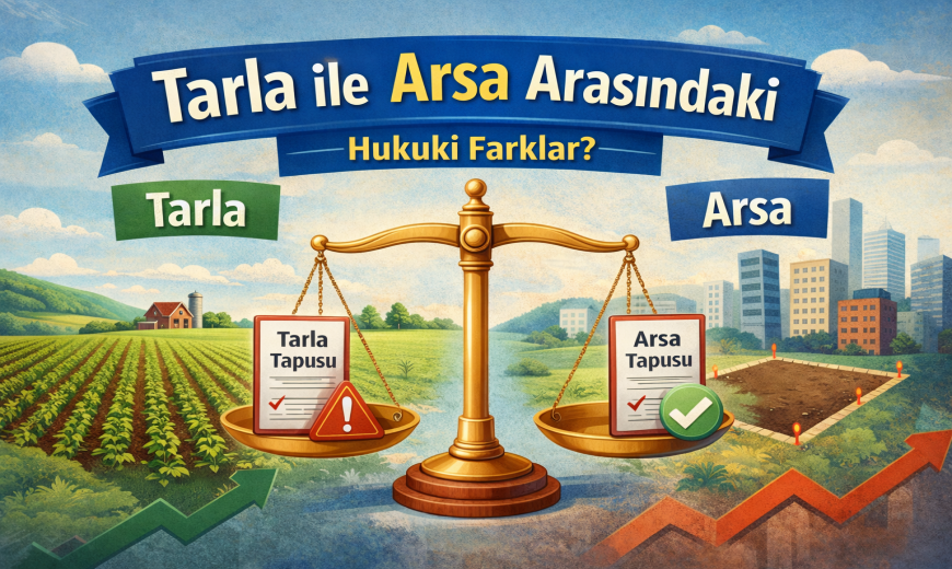 Tarla ile Arsa Arasındaki Hukuki Farklar